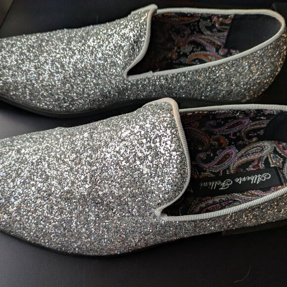 ALBERTO FELLINI - MEN'S SILVER SPARKO DRESS SHOES - Picture 2 of 8